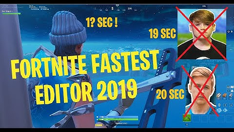 FASTEST EDITOR IN FORTNITE SYMFUHNY MONGRAAL l Fortnite