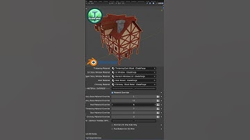 Fantasy Building Generator for #blender get it at GladeForge.com #geonodes #blenderaddons #animation