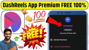 DashReels: Short Movies & TV App Premium on Android 100% | DashReels Premium Trial Kaise Chalu Kare