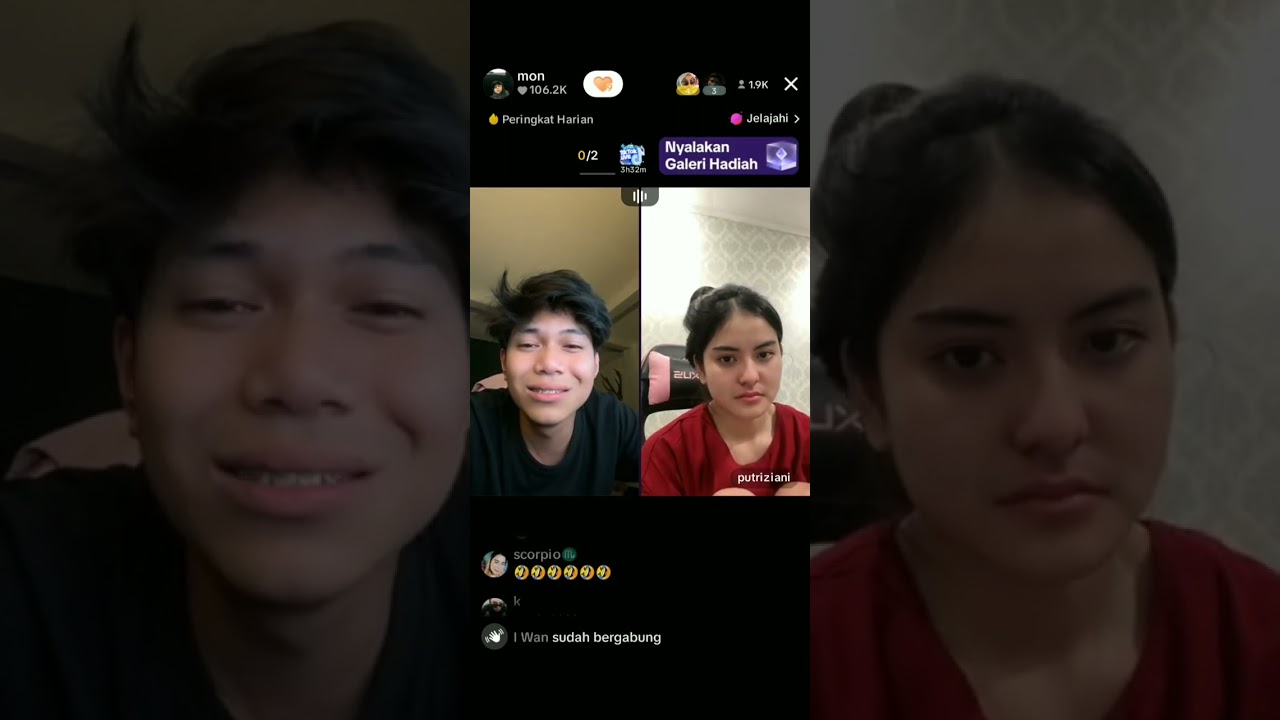 🔴Pz di marahin remon gara gara makan pedes, Pz sampe nangis❓ LIVE REMON DAN PZ