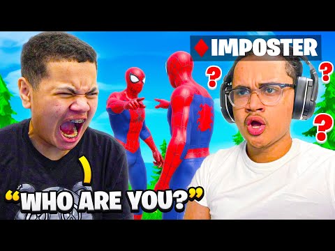 KAYLEN CONFRONTS HIS ONLINE IMPOSTER!!! FORTNITE 1V1 *EXPOSED*