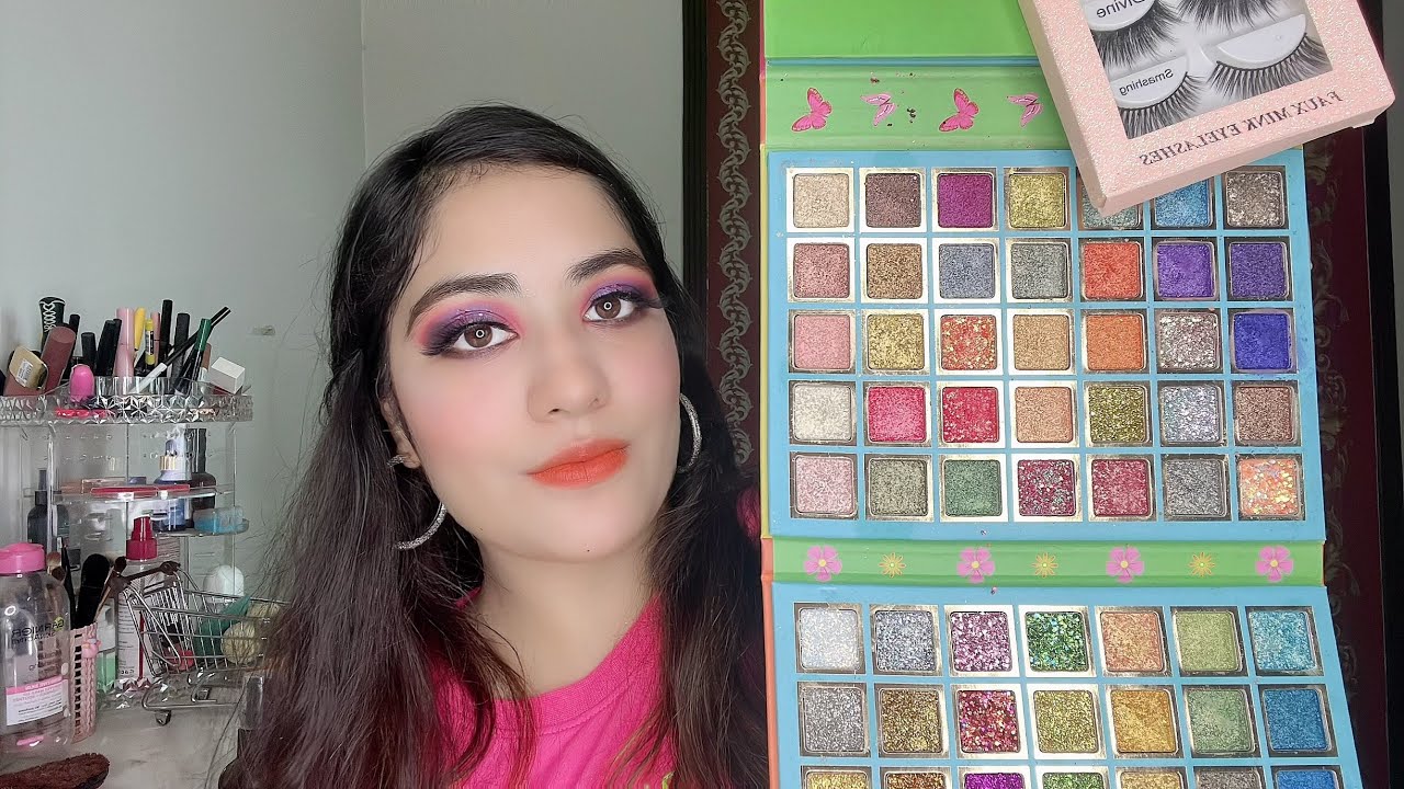 Kashee's Eyeshadow Palette & Lashes Review Living Bird Makeup Palette