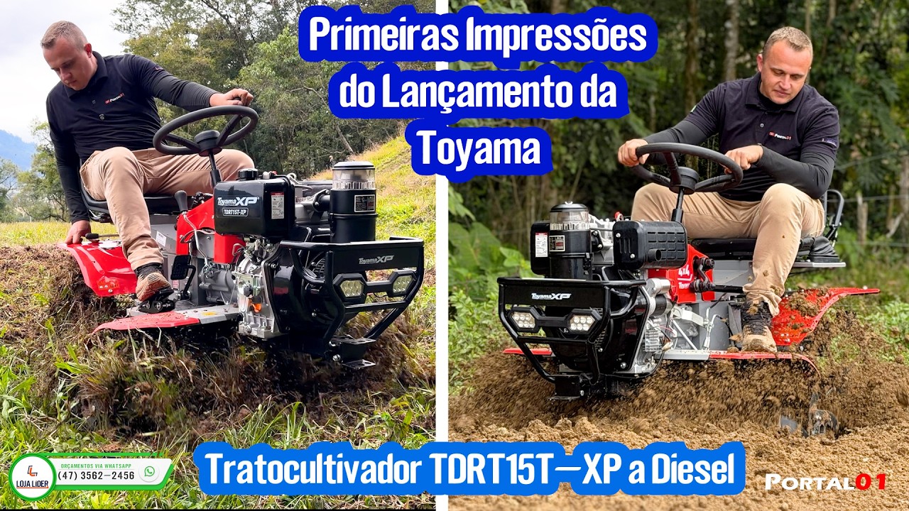 Toyama TDRT15T-XP Diesel Cultivator: First Impressions of the New