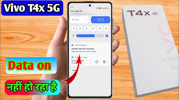 vivo t4x 5g data on nahi ho raha hai, vivo t4x 5g data on off problem