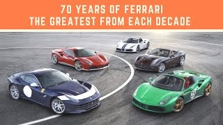 Ferrari the greatest from each decade ...