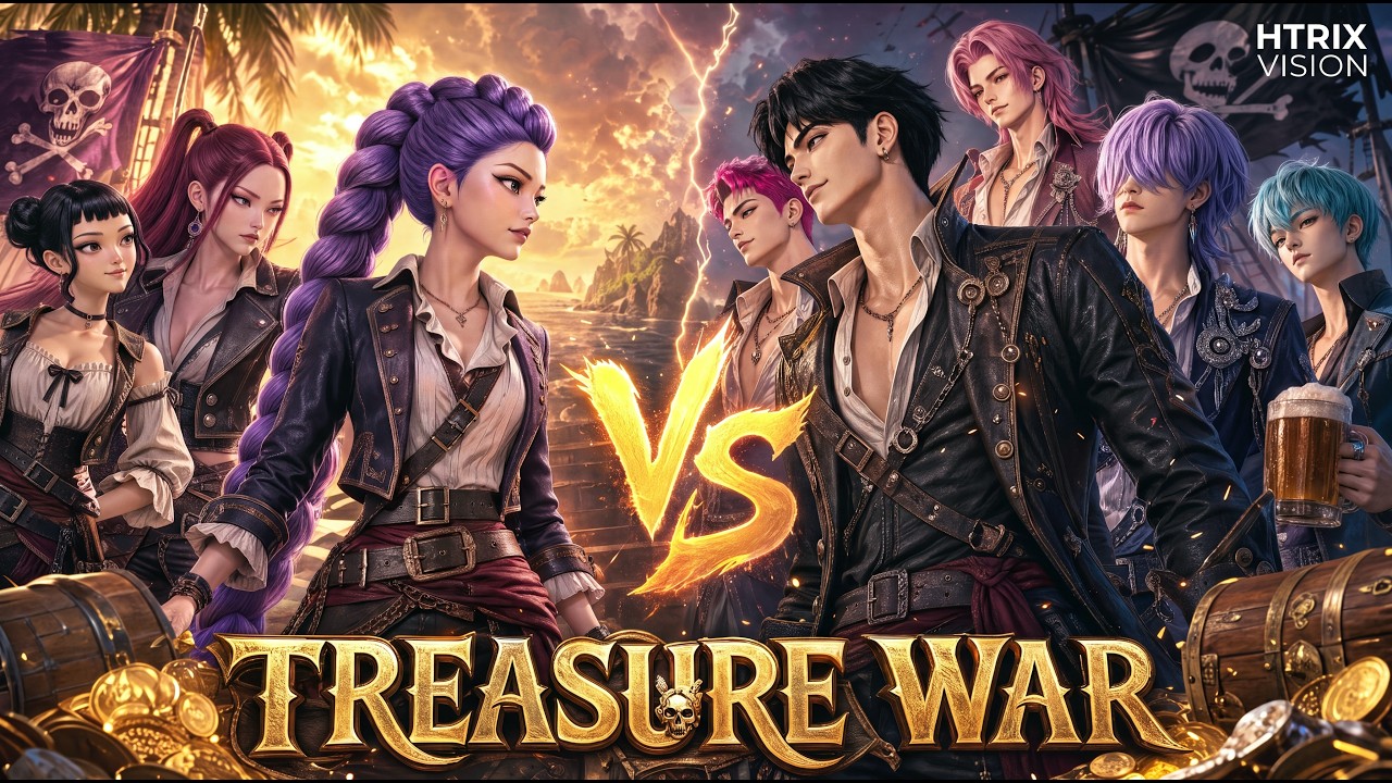 その他 Trace Hunter VISIONS OF WAR TRACOU HUNTE Treasure War | KPop Demon Hunters Pirate Series | Animated Music
