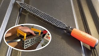 Japanese Shinto Saw Rasp E2101 🪚 Best Budget Rasp & File Ever? [ASMR Review]