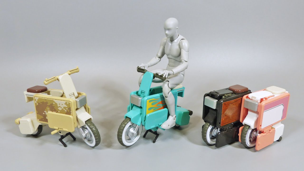 たためるバイク玩具だと!?1/12スケールのタタメルバイクのブラインド