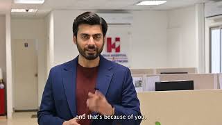 Fawad Khan - Provide Free Healthcare to Pakistanis at Indus Hospital