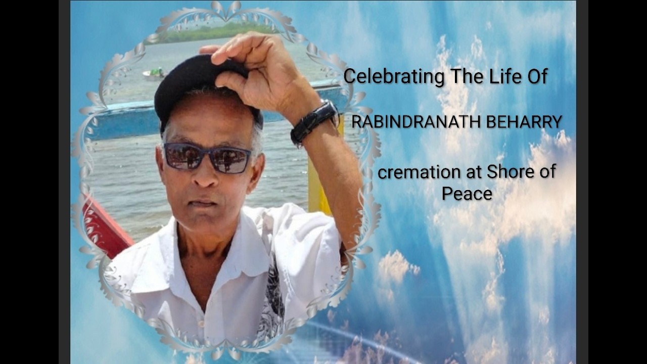 Rabbindranath Beharry (cremation at Shore of Peace) - YouTube