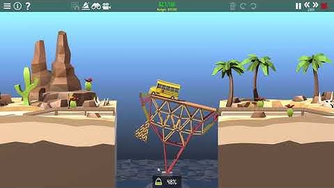 Poly Bridge 2 Challenge Levels : Level 4-09 Solution