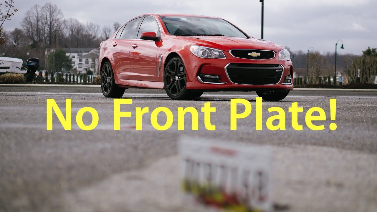 STO N SHO Front License Plate Bracket For 2014-2017 Chevrolet SS – Removable - View #6