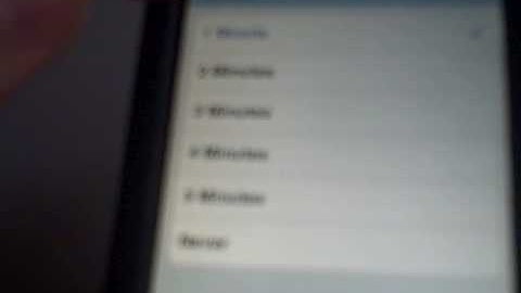 Ipod Touch 2G Battery Saving Tips