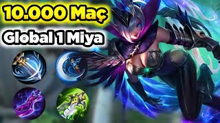 10.000 Maç Dünya'nın En İyi Miya Oyuncusu Global 1 Analiz Öğretici Mobile Legends