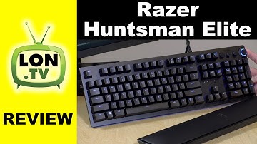 Razer Huntsman Elite Gaming Keyboard Review - "Opto Mechanical" Switch