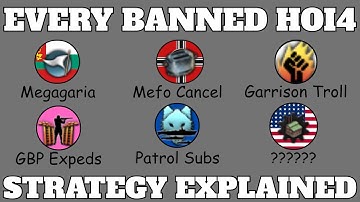 Every banned HOI4 Strategy explained