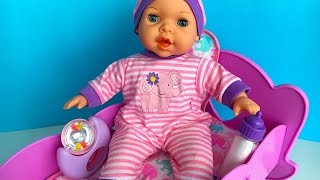 MY SWEET LOVE , BABY AND ROCKING CRIB WITH SOUNDS / Favorite Toys For Kids