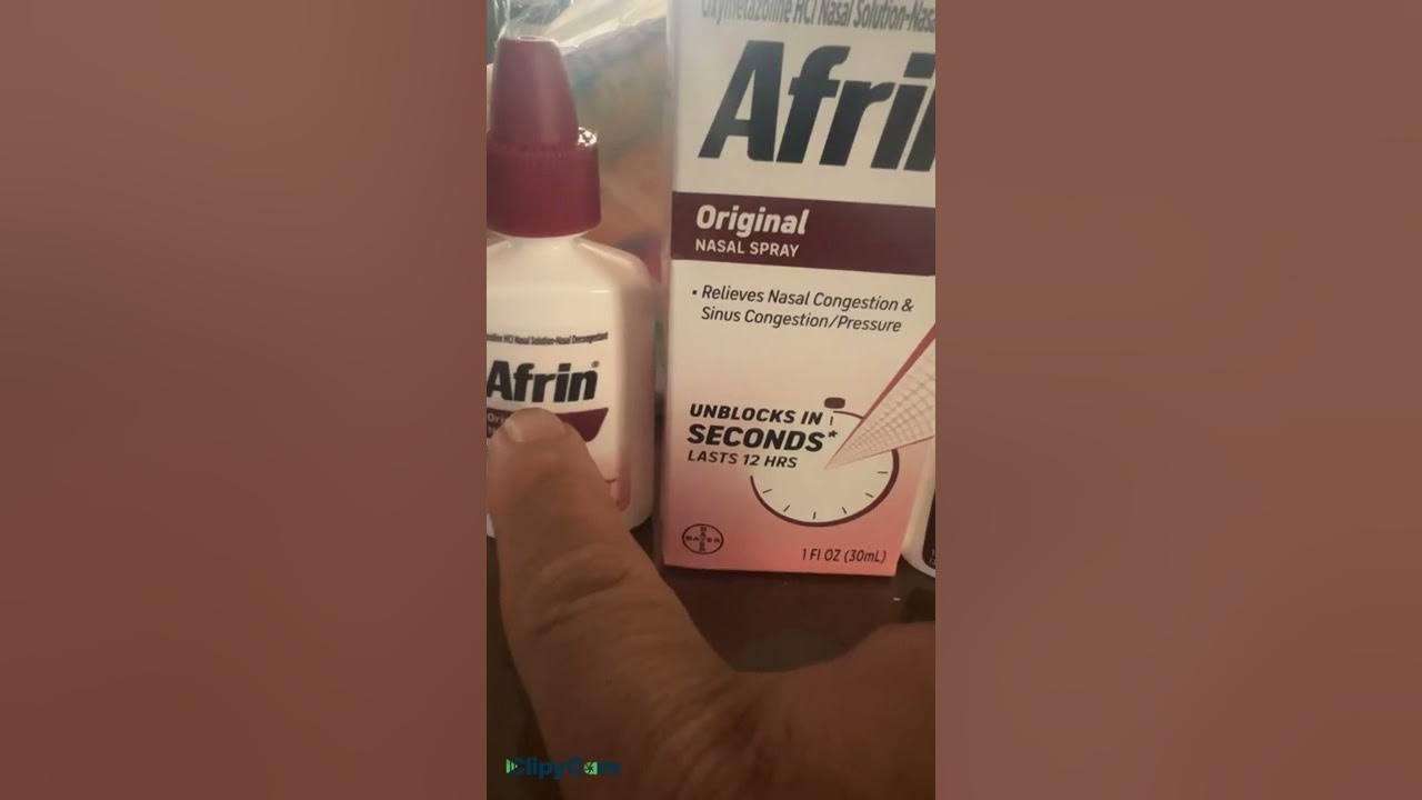 Afrin nasal spray vs equate fast acting nasal spray YouTube