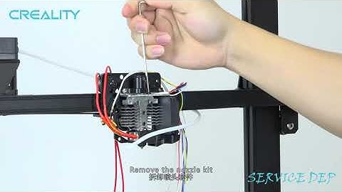 Service tutorial CR 10 smart replace nozzle kit