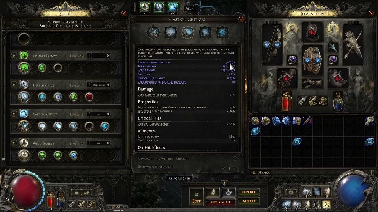 Poe 2 ice shot deadeye ts coc build guide youtube