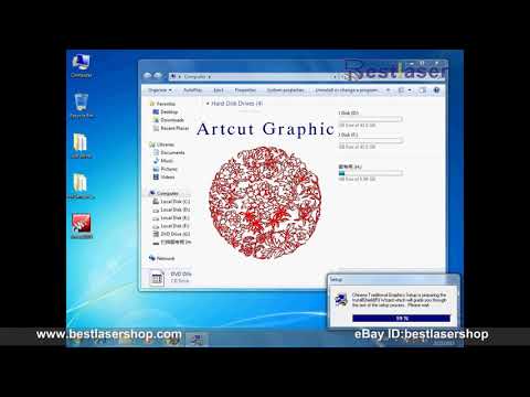 How to install and set up the Artcut 2009 software?