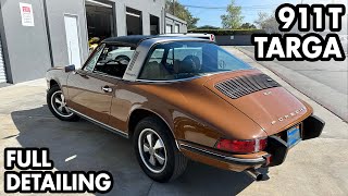 DEEP DETAILING a Porsche 911T Targa // Restoration Detailing