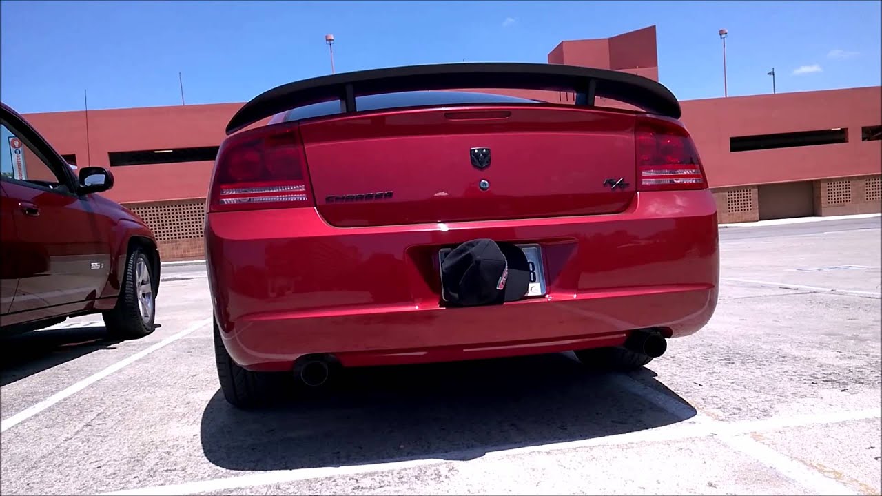 2006 Dodge Charger R/T SLP Loudmouth 1 Mufflers Sound - YouTube