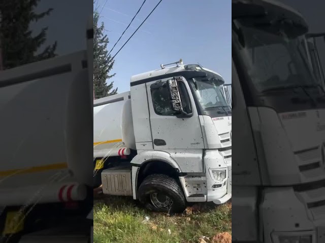 נהג מיכלית סולר נפגע מרסיסים בתקיפת צה"ל