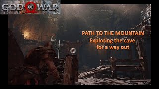 [*/\*] God of War 4 - Exploring the cave (Path to the Mountain) screenshot 5