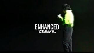 Michael Jackson - Billie Jean | Dangerous Tour rehearsal, 1992 (Enhanced)