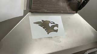Electrolytic Marking with a Vinyl Stencil | MK612 Marking Machine Demo