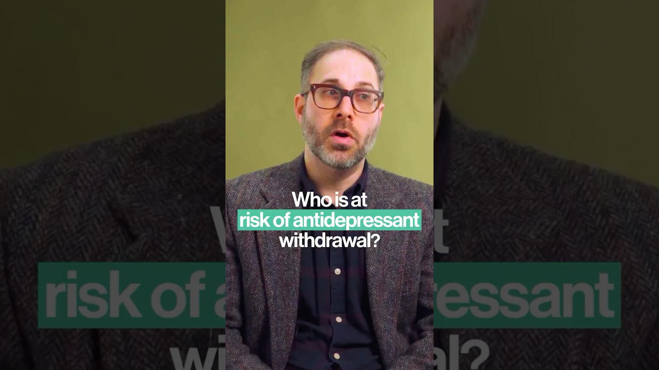 Who Is At Risk of Antidepressant Withdrawal? | Dr. Mark Horowitz