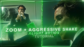 Zoom + aggressive shake alight motion tutorial (+preset)