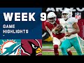 Dolphins vs. Cardinals Week 9 Highlights | NFL 2020