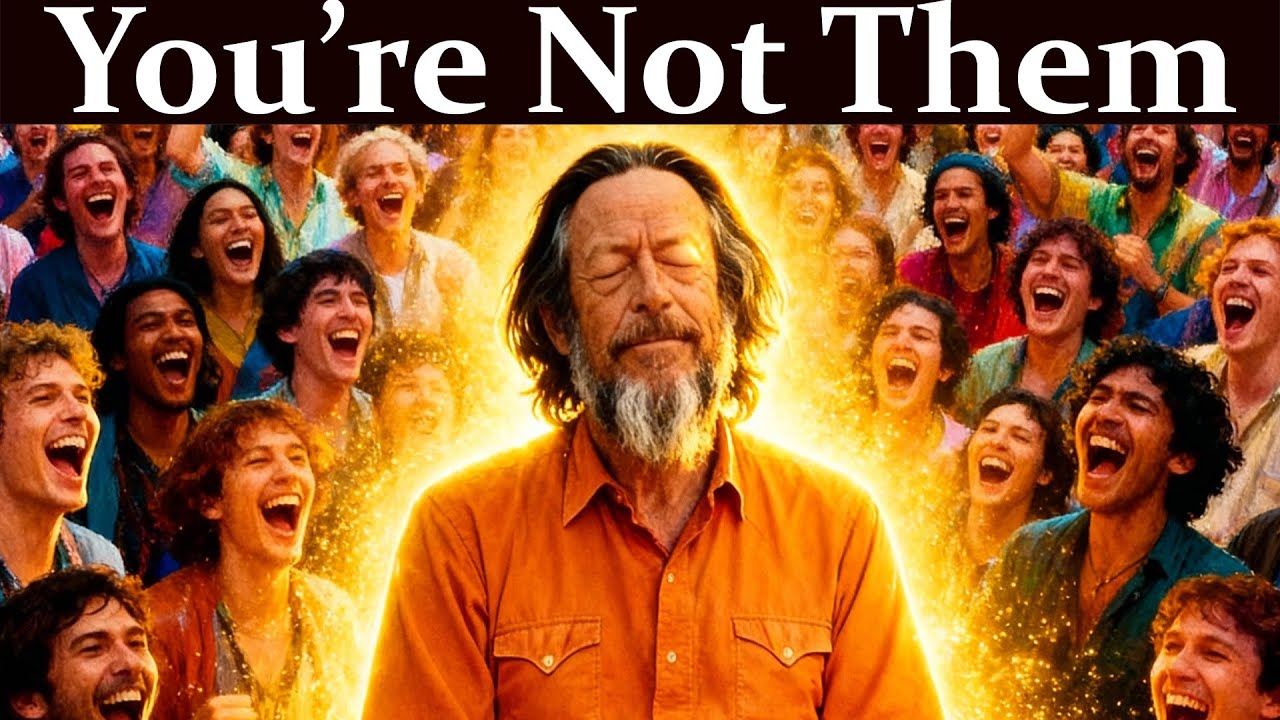 What Spiritually Awake People Feel in Crowds - Alan Watts