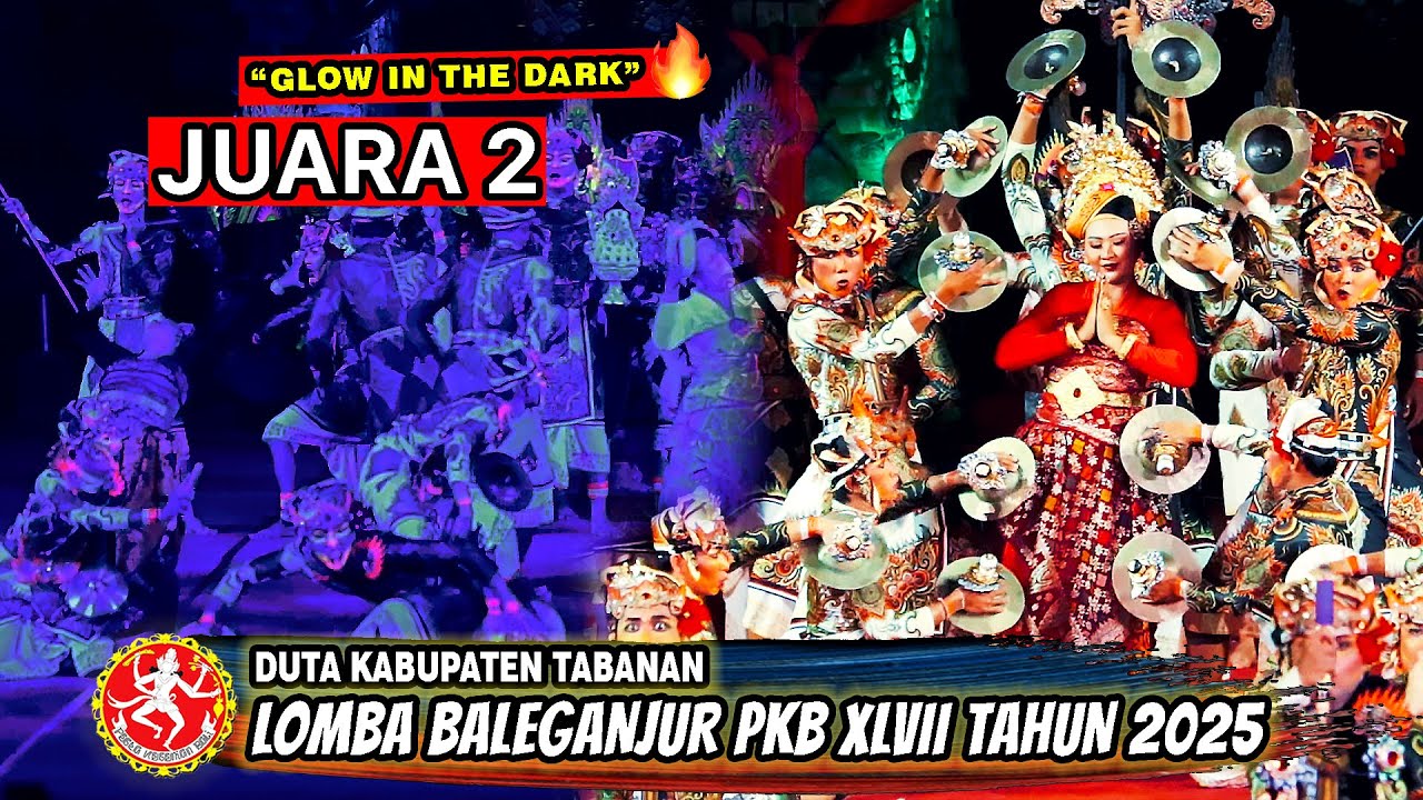 JUARA 2 LOMBA BALEGANJUR REMAJA PKB 2025 - DUTA KABUPATEN TABANAN