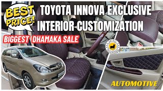 Best Price Best Offer💥 Toyota Innova Custome Made Interior Modification with Orchis! Don't Miss Out