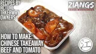 Ziangs Beef and Tomato (Chin’s favourite goto dish) REAL Chinese Takeaway recipe