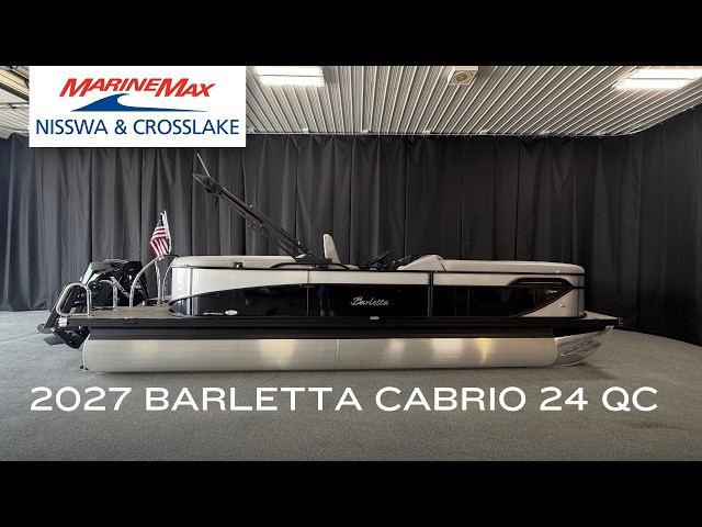 2027 Barletta Cabrio 24 QC | Powered with Mercury 250! - YouTube