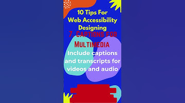 10 Tips For Web Accessibility Designing:  Design Websites That Everyone Can Use