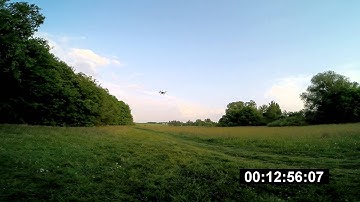 HJ MWC X-Mode quadcopter - 21 minutes hover, windless
