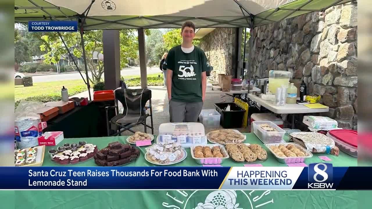 After raising more than $16,000, Santa Cruz senior holds final lemonade stand fundraiser