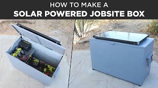Making a Solar Powered Jobsite Box
We made a solar powered job box so that we can charge our power tool batteries while we keep them safe. This giant DIY steel toolbox was made by welding 1/8” plate steel and then we attached a GoalZero Solar Panel and Power Pack so that we can plug in our power tool battery chargers. We used four different Flex Seal products to seal up the holes and seams. Flex seal is also the sponsor for this video.
Learn more about Flex Seal products here: https://www.flexsealproducts.com/
Check out Brett’s channel here:
https://www.youtube.com/channel/UCPqU-cg2Ko_Q1Q0SamoZt4w
I have used the Goal Zero products for years and love them! Check them out: https://www.goalzero.com/
Follow us on Instagram: https://www.instagram.com/benjaminuyeda/
For additional projects and information check out our website:
http://www.homemade-modern.com/ Making a Solar Powered Jobsite Box