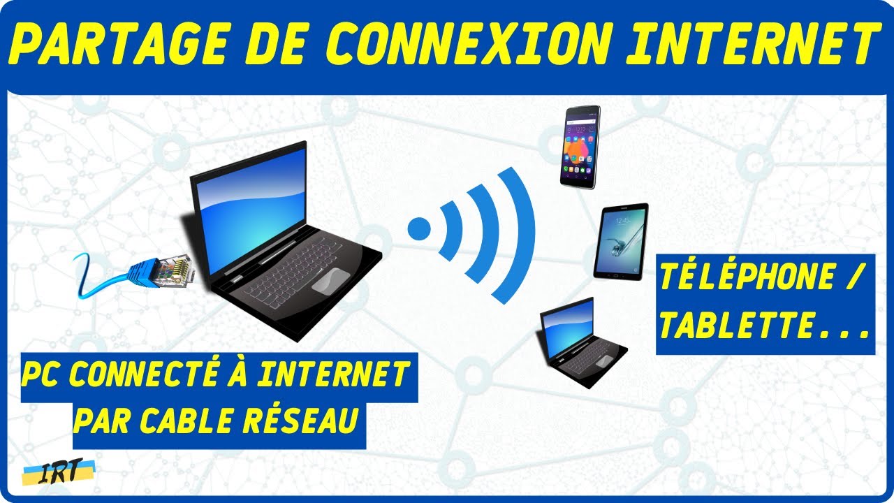 Comment partager la connexion d'un PC connecté par câble