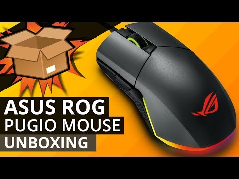 ASUS ROG PUGIO GAMING Mouse UNBOXING - Gaming mouse with RGB AURA sync