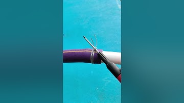 Make Your Own Hose Clamp with Wire! #trick