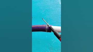 Make Your Own Hose Clamp with Wire! #trick