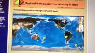 Chile "Mega Quake 8.2  "Tsunami Warnings"