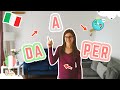 ITALIAN SIMPLE PREPOSITIONS OF TIME: DA vs A vs PER + When to Use them! Part 1 (with Subtitles)