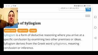 Syllogism and enthymemes part 1